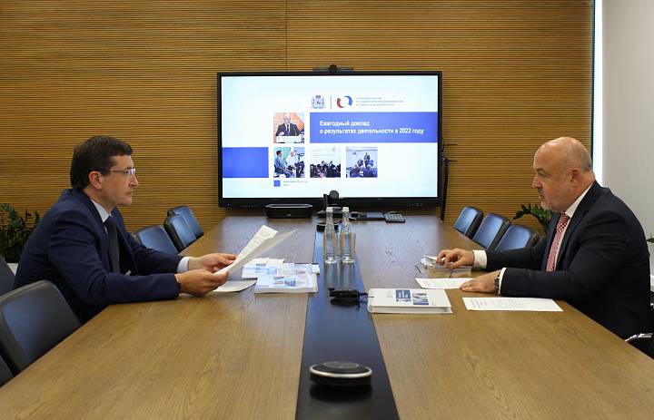 Губернатор Нижегородской области и Уполномоченный по защите прав предпринимателей в ходе личной встречи обсудили состояние бизнес-климата в регионе